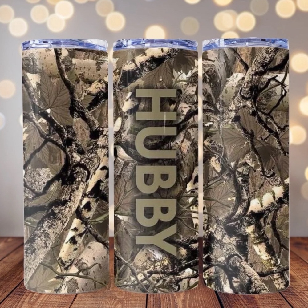 Handmade Hubby Tumbler. NWOT‎